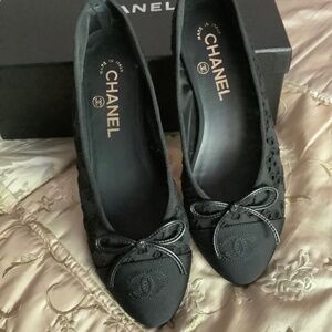 Chanel CC Ballet Flats